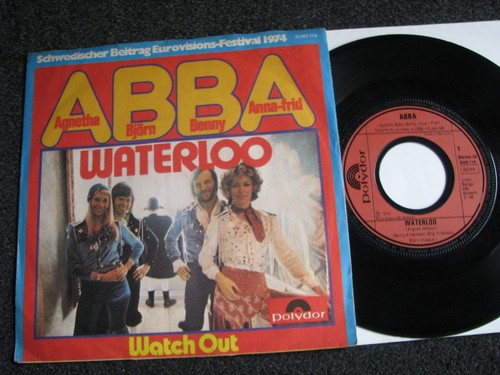 Abba waterloo vinyl 1974 - abba-waterloo, 7"