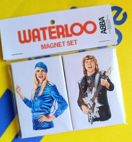 Abba waterloo magnet - abba, set