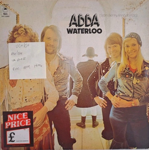 Abba waterloo vinyl record - waterloo,