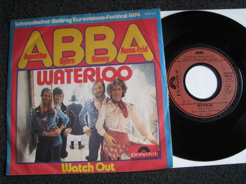 Abba waterloo vinyl - abba-waterloo, vinyl-1974