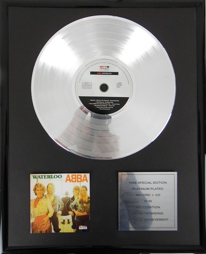 Abba waterloo gerahmt - cd, +12"