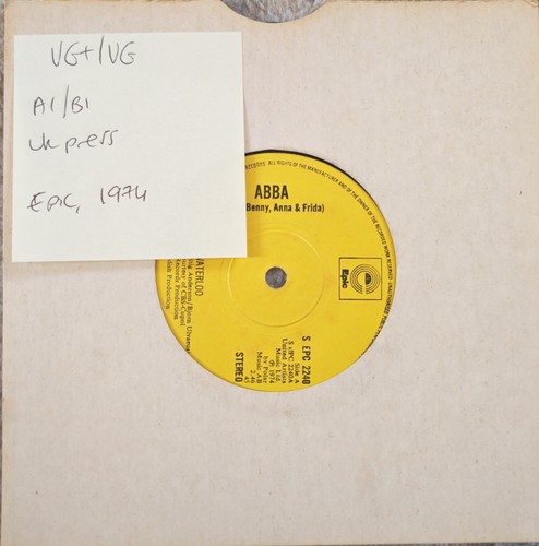 Abba waterloo vinyl record - abba,