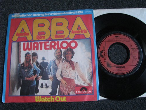 Abba waterloo vinyl 1974 - 7", vinyl-1974